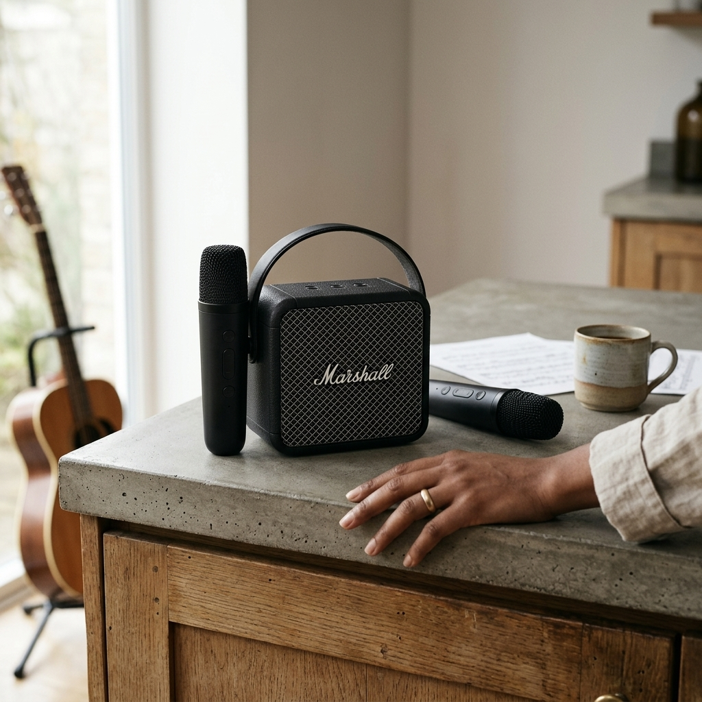 Mini Karaoke Amplifier with Microphones