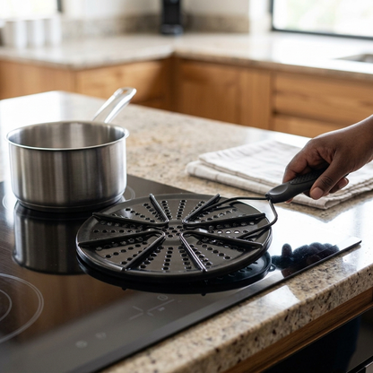 Enamel Stove Heat Diffuser and Simmer Plate