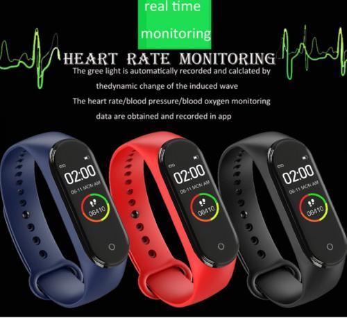 M4 Smart Watch With Heart Rate Tracker