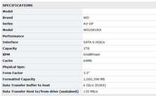 Western Digital 2TB