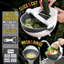 Wet Basket Vegetable Cutter Multi-functional Vegetables Chopper