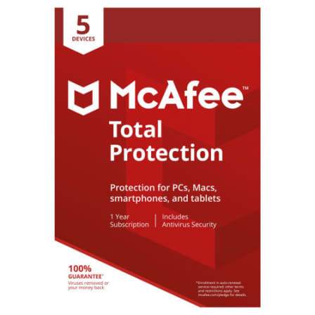 McAfee Total Protection - For 5 Devices