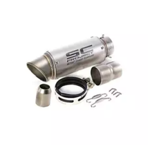 Motorcycle Exhaust Pipe Laser Marking SC Project Muffler