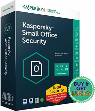 KASPERSKY SMALL OFFICE 2022 SECURITY 1 YEAR 2 SERVERS + 15 USERS + 15 MOBILE DEVICES