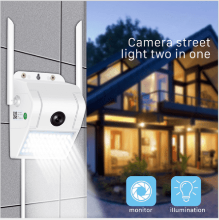 WiFi IP Camera Wall Lamp - 1080P