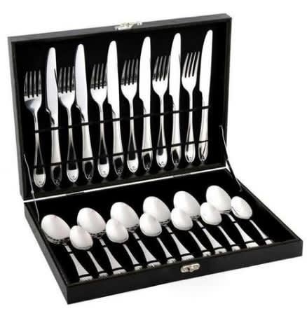 24 Piece Stainless Steel Cutlery Set