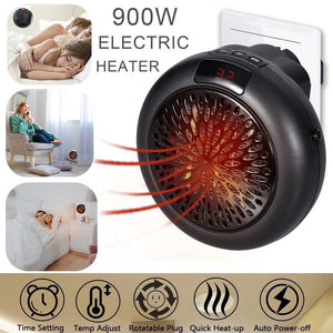 900W Portable Heater with Timer