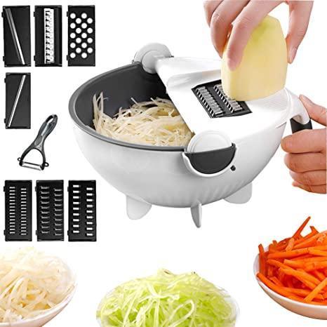 Wet Basket Vegetable Cutter Multi-functional Vegetables Chopper