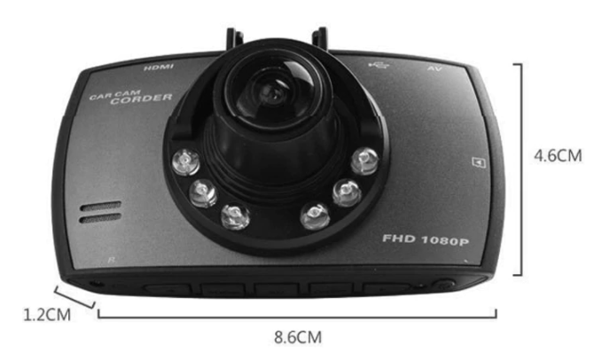Car Camera with G-Sensor & Motion Detection
