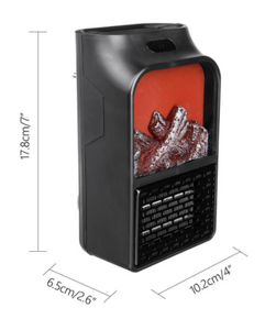 Flame Wall Heater - 1000W