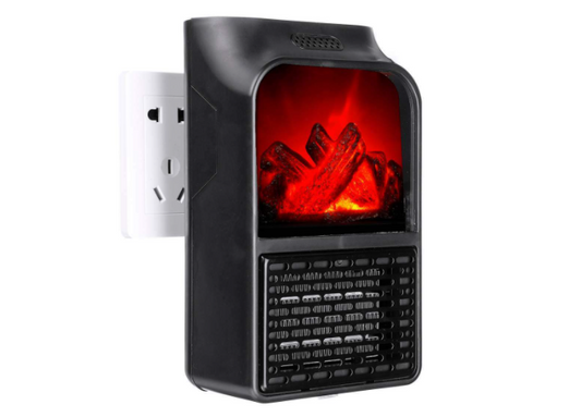 Flame Wall Heater - 1000W