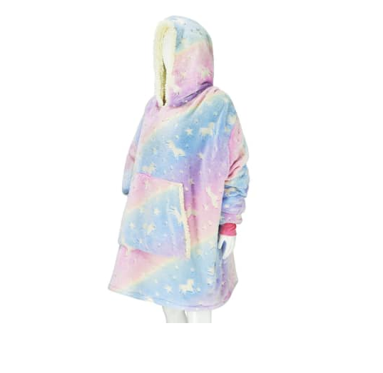 Glow in the Dark Oversized Hooded Blanket