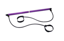 Portable Fitness Exercise Pilates Bar Stick with Resistance Band
