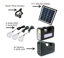 Solar Light With Power Back-up System