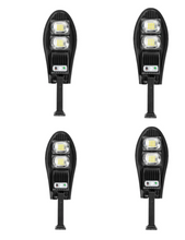 Set Of 4 Solar Sensor Street Lamp
